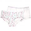 Children Formas Intimas 21633 Nenitas Girl's Brief 2-Pack, White