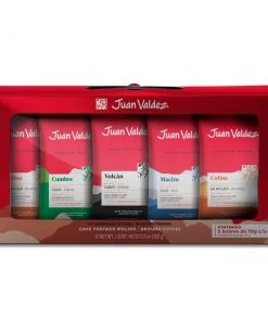Juan Valdez® Premium Selection Ground Coffee Taster Kit, 5x70g 7 Juan Valdez® Premium Selection Ground Coffee Taster Kit, 5x70g