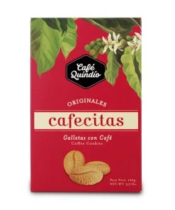 The Cantina Café Quindío Cafecitas Gourmet Coffee Flavoured Cookies, 100g Box
