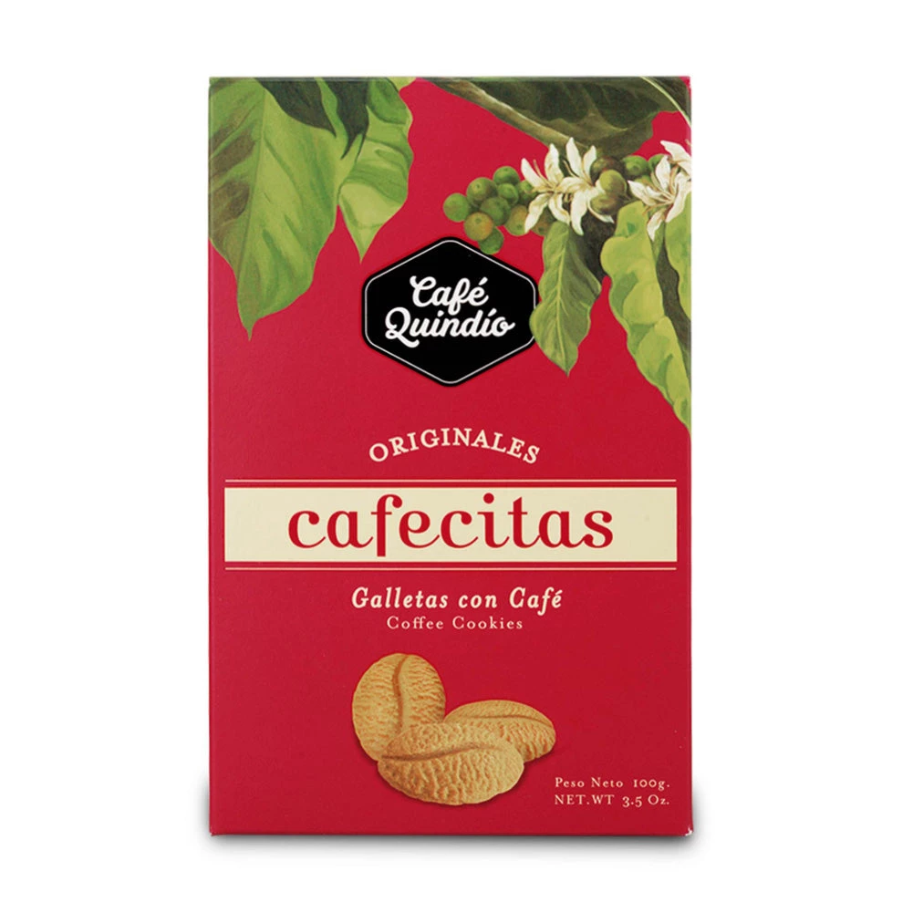 The Cantina Café Quindío Cafecitas Gourmet Coffee Flavoured Cookies, 100g Box 3 The Cantina Café Quindío Cafecitas Gourmet Coffee Flavoured Cookies, 100g Box
