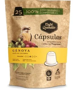 Café Quindío Export Line Génova Nespresso® Coffee Capsules, 25 Pack The Cantina