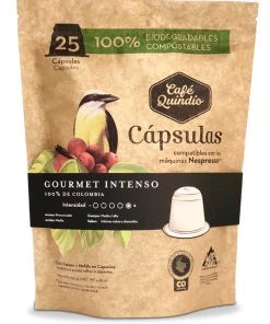 Café Quindío Export Line Gourmet Intenso Nespresso® Coffee Capsules, 25 Pack