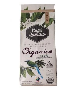 Café Quindío 100% Colombian USDA Organic Ground Coffee, 340g Pack The Cantina