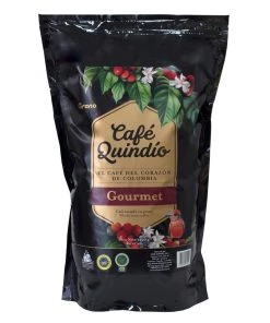 Café Quindío 100% Colombian Excelso Gourmet Whole Bean Coffee, 2.5kg Pack