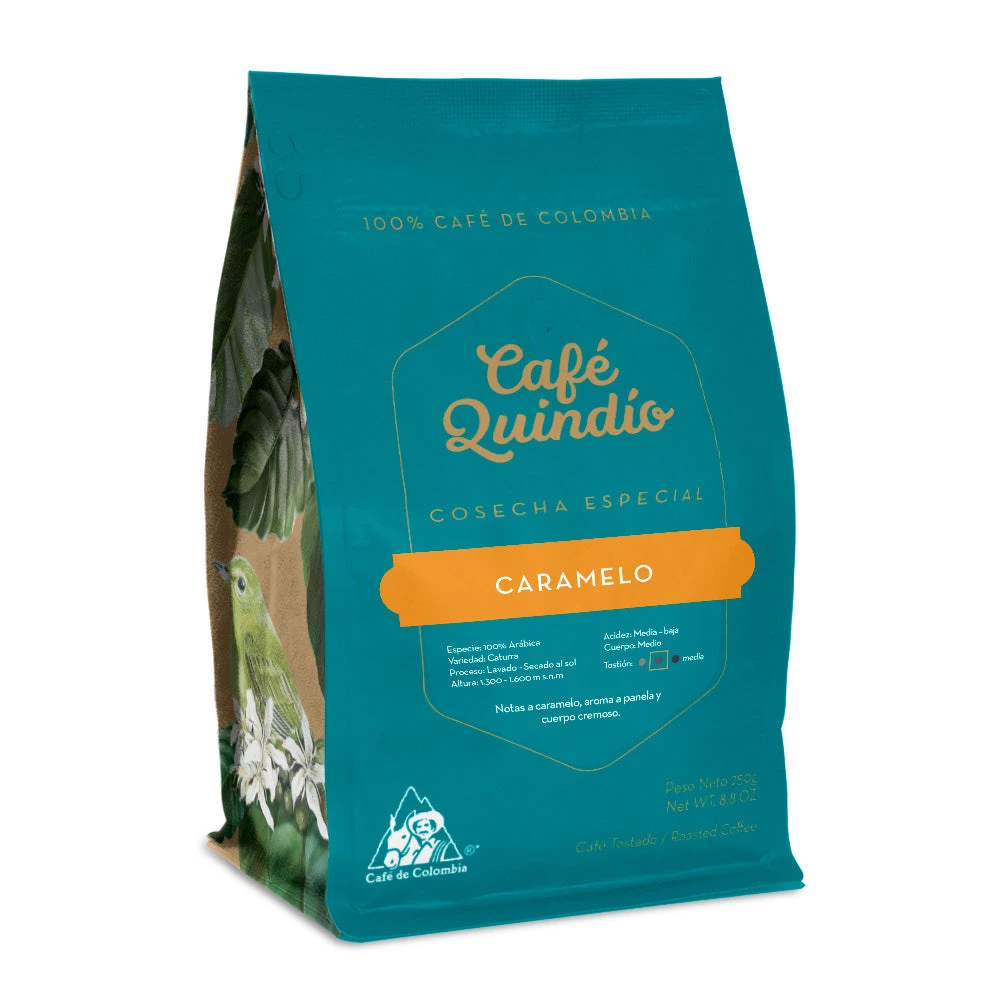 Café Quindío Specialty Harvest Caramel & Honey Ground Coffee, 250g 3 Café Quindío Specialty Harvest Caramel & Honey Ground Coffee, 250g