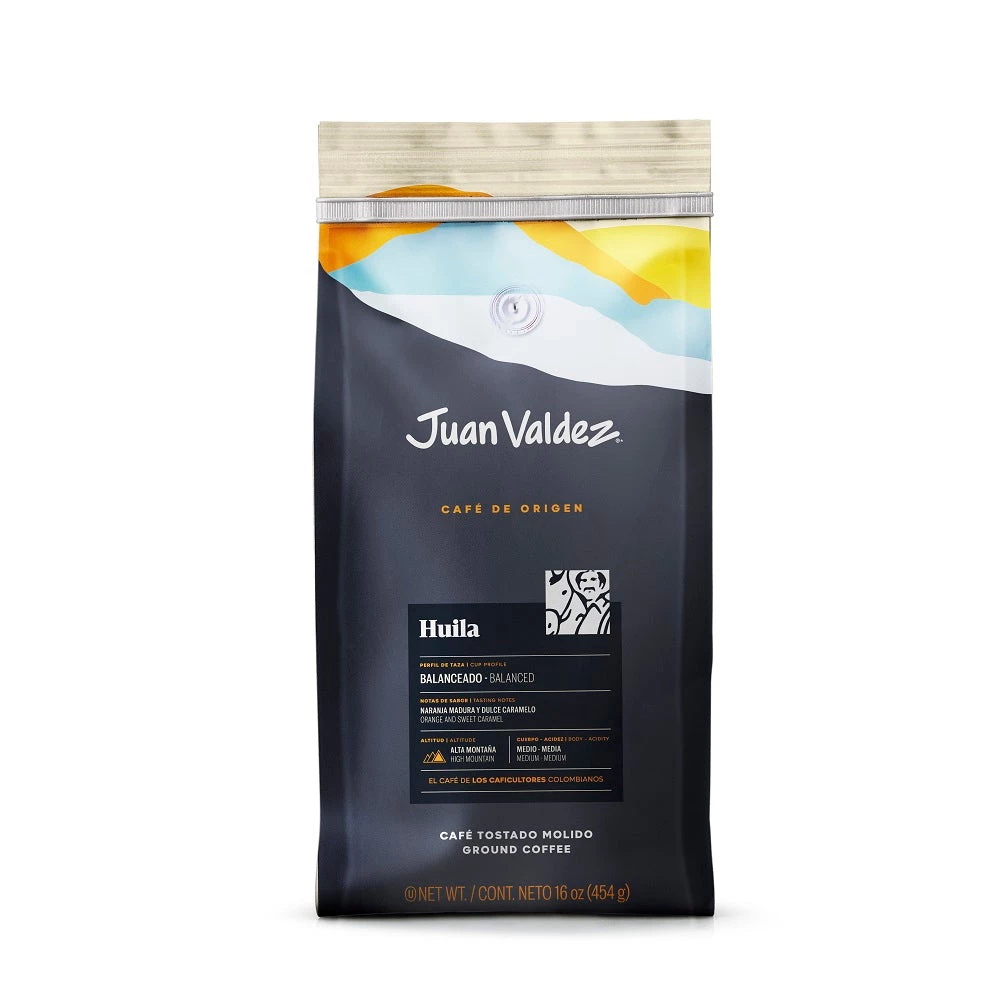 Juan Valdez® Single Origin Huila Ground Coffee, 454g Pack 3 Juan Valdez® Single Origin Huila Ground Coffee, 454g Pack