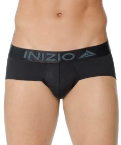 Inizio Brief Million Microfibre Men's Underwear, Black