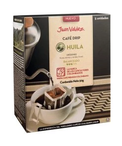 The Cantina Juan Valdez® 'Drip' Huila Ground Coffee Sachets, 5 Pack