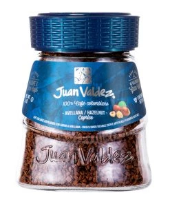 Juan Valdez® Hazelnut Flavoured Freeze Dried Instant Coffee, 95g Jar