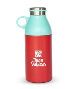 Juan Valdez® Red & Blue Hot Mug Vacuum Flask, 350ml The Cantina