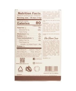 Lök Foods 'Barks' Sea Salt & Caramel Fudge 70% Dark Chocolate Bar, 85g