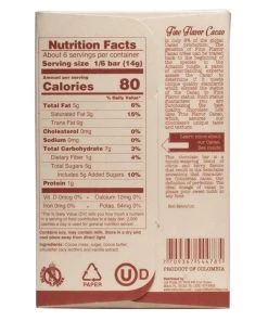 Lök Foods Lök Luxury Colombian Single Origin 60% Cocoa Dark Chocolate Bar, 85g The Cantina