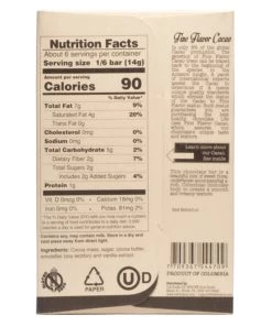 Lök Foods Lök Luxury Colombian Tumaco Origin 85% Cocoa Dark Chocolate Bar, 85g