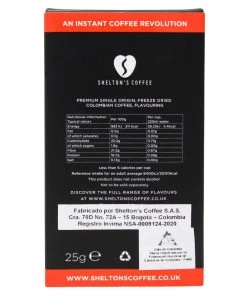 Shelton's 100% Single Origin Colombian Amaretto Instant Coffee Hearts, 10 Box