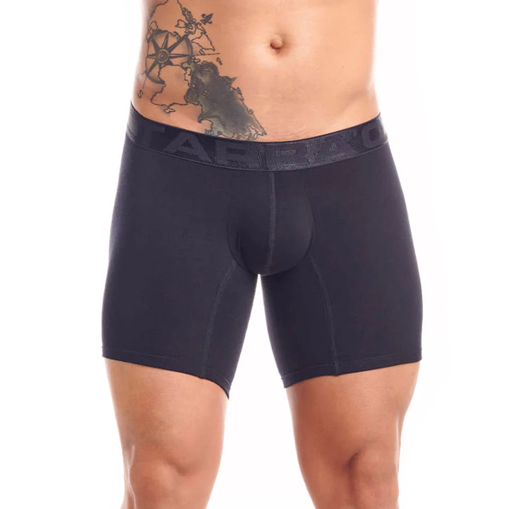 For Men Tarrao Boxer Long Fondo Enterno Cotton Men's Underwear, Black 3 For Men Tarrao Boxer Long Fondo Enterno Cotton Men's Underwear, Black