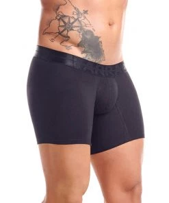 Tarrao Boxer Short Fondo Enterno Cotton Men's Underwear, Black