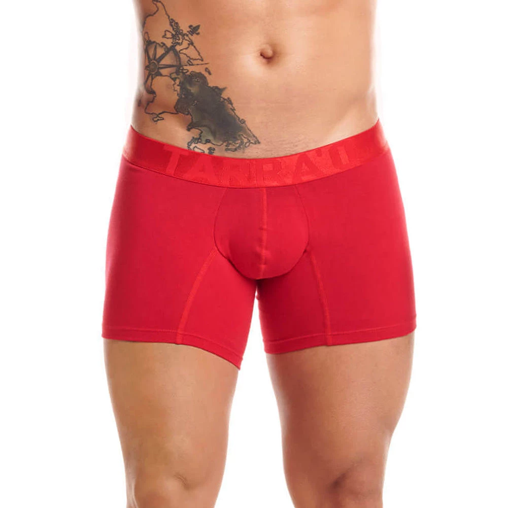 Tarrao Boxer Short Fondo Enterno Cotton Men's Underwear, Red 3 Tarrao Boxer Short Fondo Enterno Cotton Men's Underwear, Red