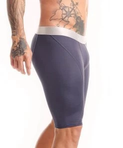 Tarrao Boxer Xtra Long Deportivo Microfibre Men's Underwear, Grey For Men