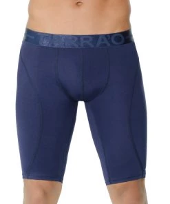 Tarrao Boxer Xtra Long Deportivo Microfibre Men's Underwear, Dark Blue For Men