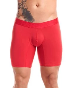Tarrao Boxer Long Williams Microfibre Men's Underwear, Red