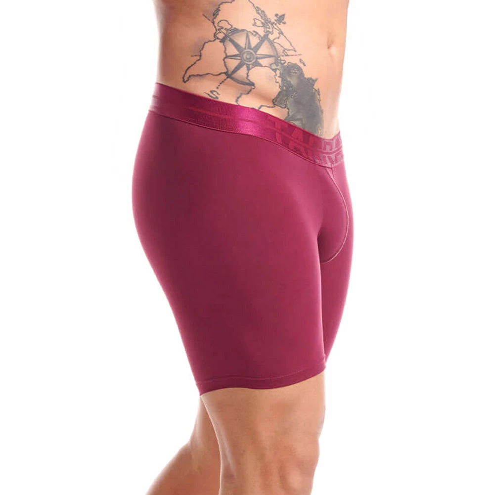 For Men Tarrao Boxer Long Williams Microfibre Men's Underwear, Wine Red 3 For Men Tarrao Boxer Long Williams Microfibre Men's Underwear, Wine Red