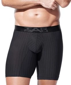 Tarrao Boxer Long Berlin Microfibre Men's Underwear, Black For Men