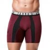 For Men Tarrao Boxer Long Arlo Microfibre Men's Underwear, Wine Red