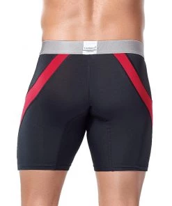 For Men Tarrao Boxer Long Otto Microfibre Men's Underwear, Black