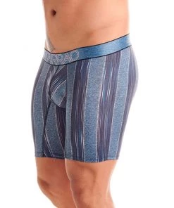 Tarrao Boxer Long Élite 6 Microfibre Men's Underwear, Blue For Men