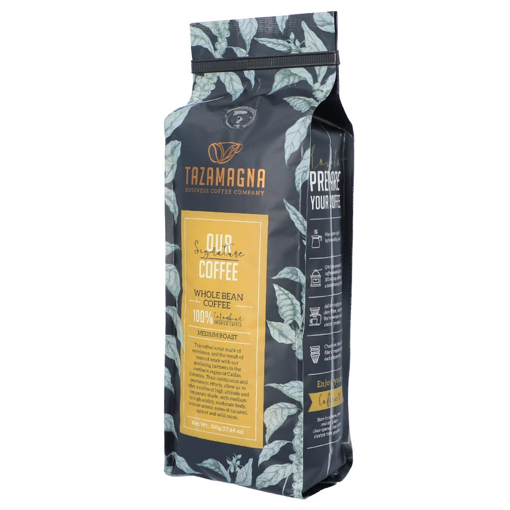 TazaMagna Our Signature Whole Bean Coffee, 500g Pack The Cantina 4 TazaMagna Our Signature Whole Bean Coffee, 500g Pack The Cantina