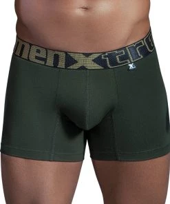 For Men Xtremen Boxer Short Classic Fondo Enterno Cotton Men's Underwear, Military Green
