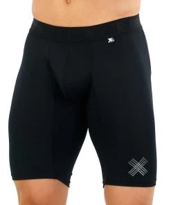 Xtremen Boxer Xtra Long Deportivo Up Microfibre Men's Underwear, Black For Men