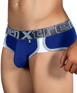 For Men Xtremen Brief Deportivo Cotton Men's Underwear, Blue