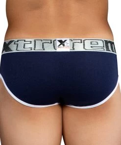 Xtremen Brief Deportivo Cotton Men's Underwear, Dark Blue For Men