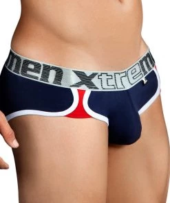 Xtremen Brief Deportivo Cotton Men's Underwear, Dark Blue For Men