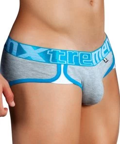 Xtremen Brief Deportivo Cotton Men's Underwear, Light Grey For Men