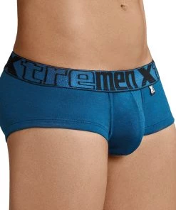 TBOSA official website 22 Xtremen Brief Sesgado En Pinza Cotton Men's Underwear, Petrol Blue For Men